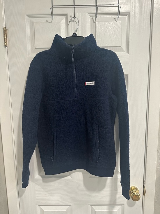 Rhoback Other - Rhoback Navy Sherpa Half-Zip Pullover